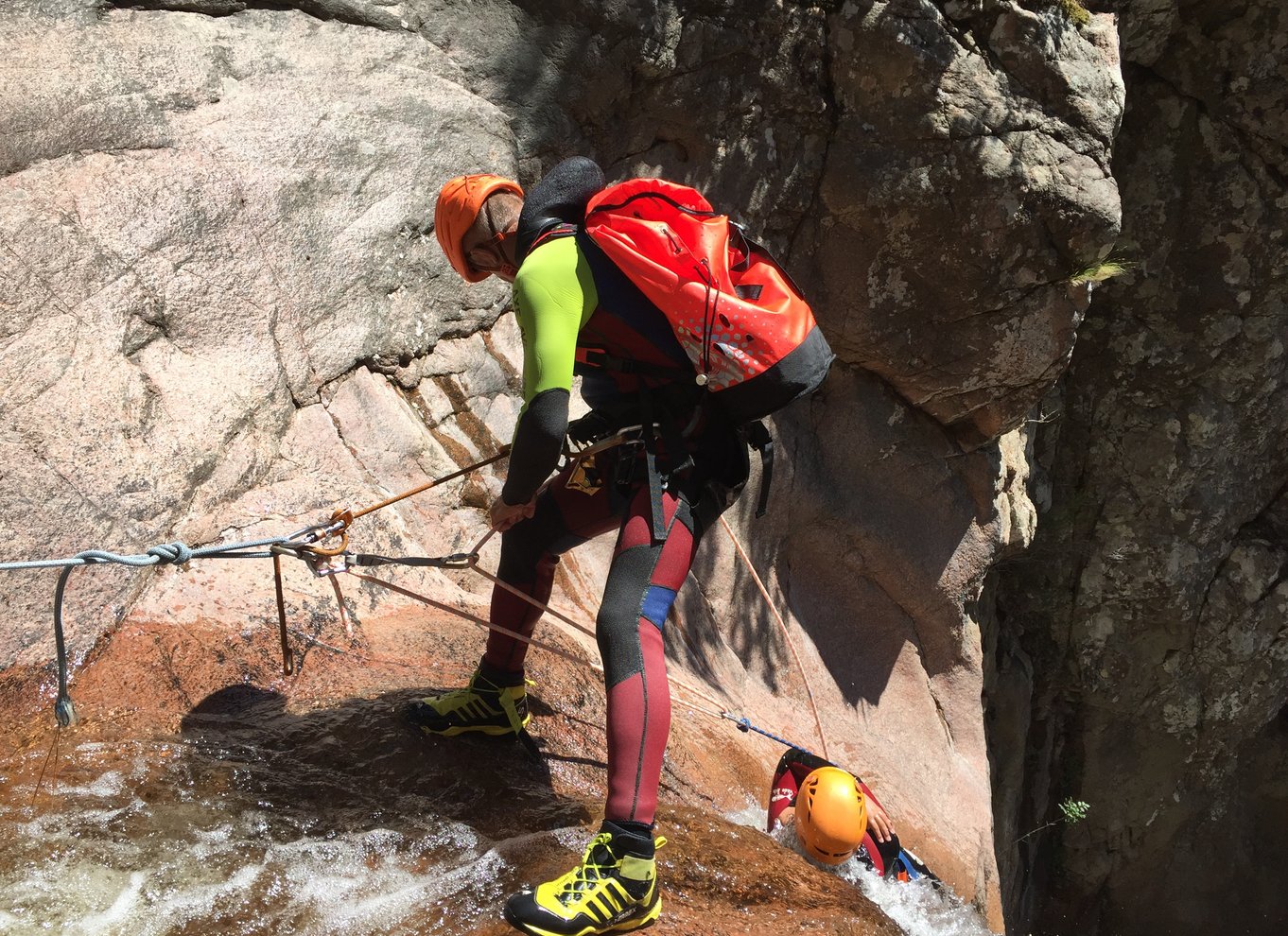 Propriano: Baracci Canyon Canyoning-tur for begyndere