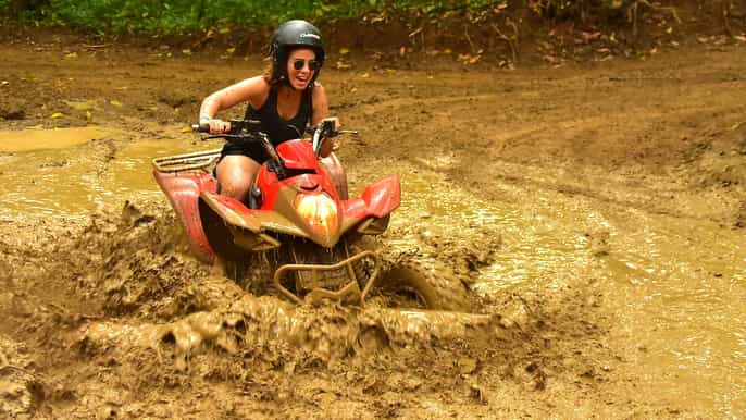 jaco jaco beach los suenos atv tour with waterfall