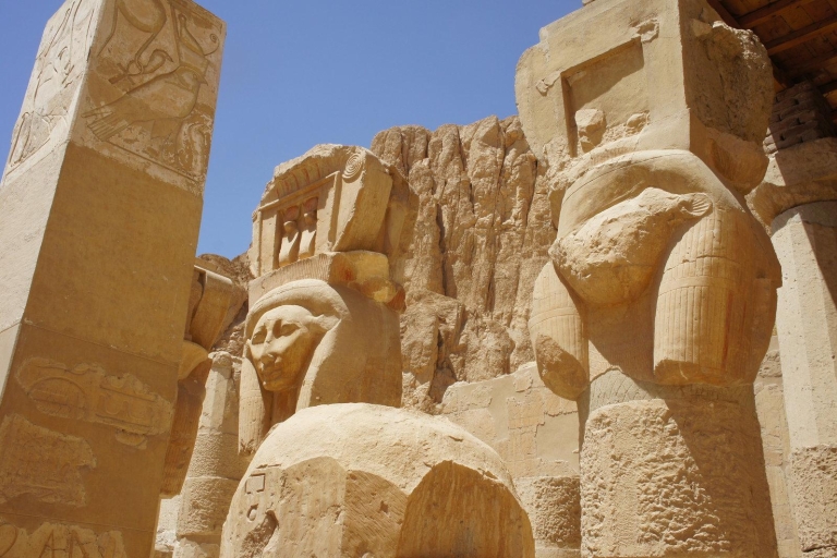 Luksor: Hatszepsut, Dolina Królów i Felucca Ride, przewodnikWycieczka zaczyna się od wszystkich hoteli Luxor