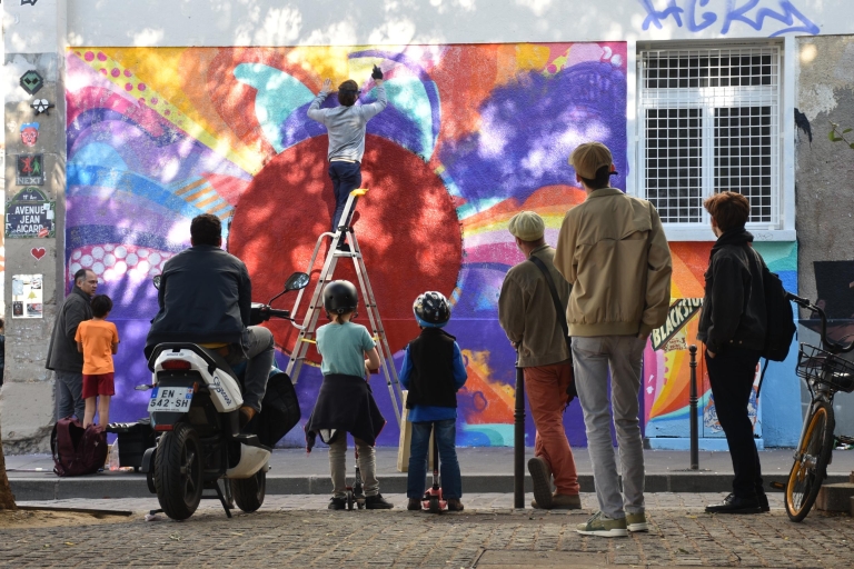 Paris: Belleville Street Art Tour mit einem Künstler