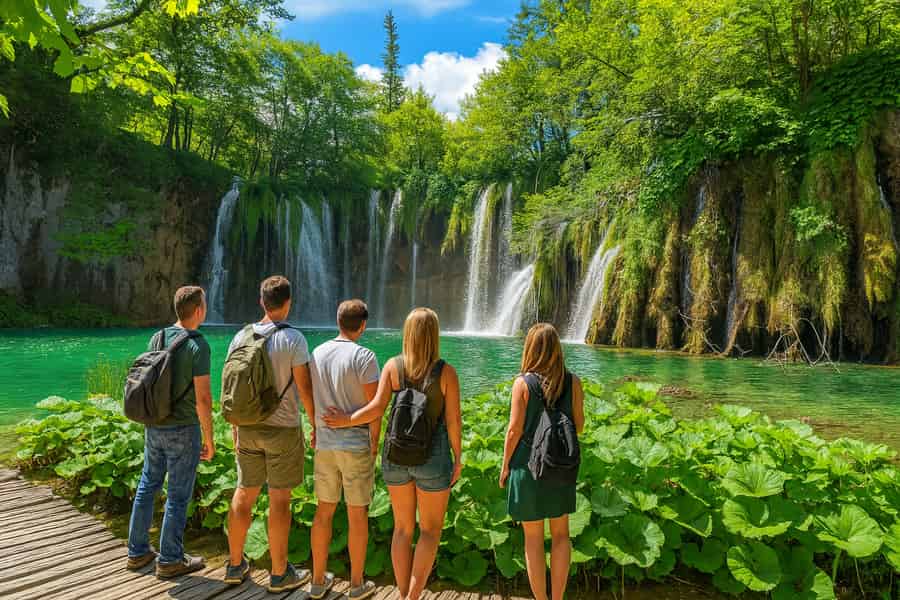 Zagreb: Rastoke & Plitvicer Seen Geführte Tour mit Ticket. Foto: GetYourGuide