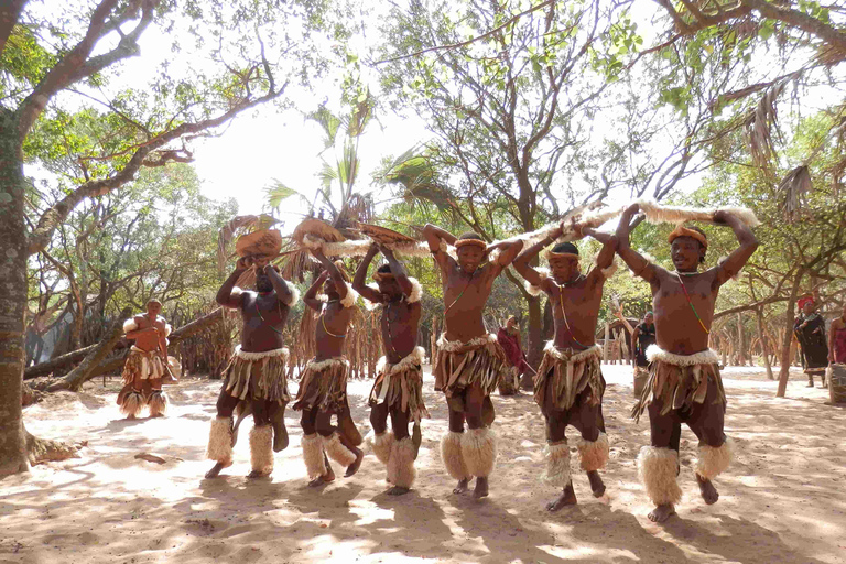 Safari Hluhluwe Imfolozi y Aldea Cultural DumazuluExcursión de un día a Hluhluwe Imfolozi y la Aldea Cultural DumaZulu