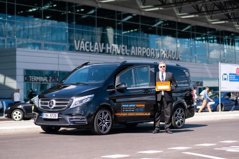 Prags flygplats: Delad transfer till/från Václav Havel flygplats