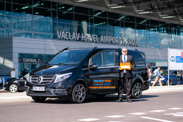 Aéroport de Prague : Navette partagée de/vers l'aéroport Václav Havel