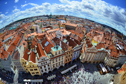 Prag: Heldagstur med lunch och flodbåtskryssningPrag: Hel dags rundvandring med båtutflykt och lunch