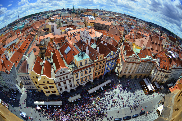 Prag: Heldagstur med lunch och flodbåtskryssningPrag: Hel dags rundvandring med båtutflykt och lunch