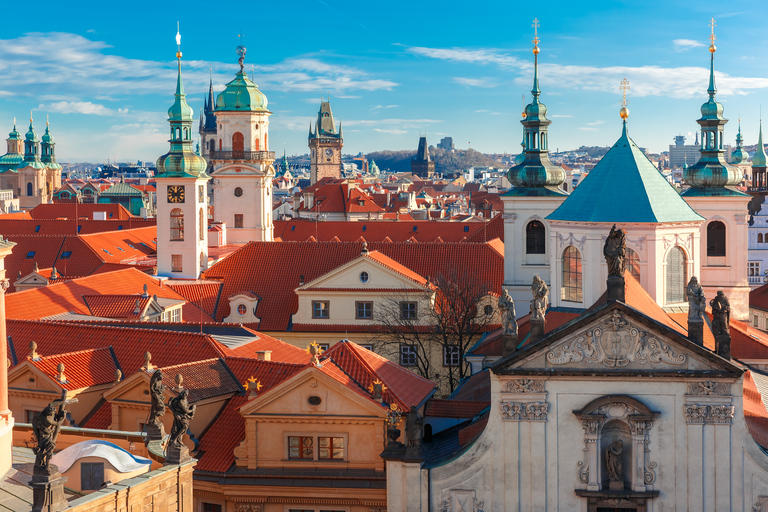 Prag: Heldagstur med lunch och flodbåtskryssningPrag: Hel dags rundvandring med båtutflykt och lunch