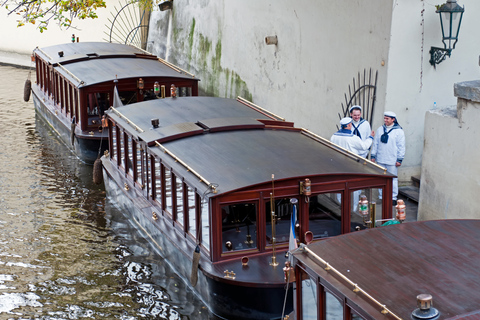 Prag: Heldagstur med lunch och flodbåtskryssningPrag: Hel dags rundvandring med båtutflykt och lunch