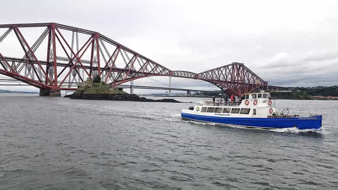 firth of forth crociera turistica con cream tea