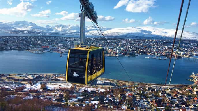 tromso arctic panorama cable car excursion