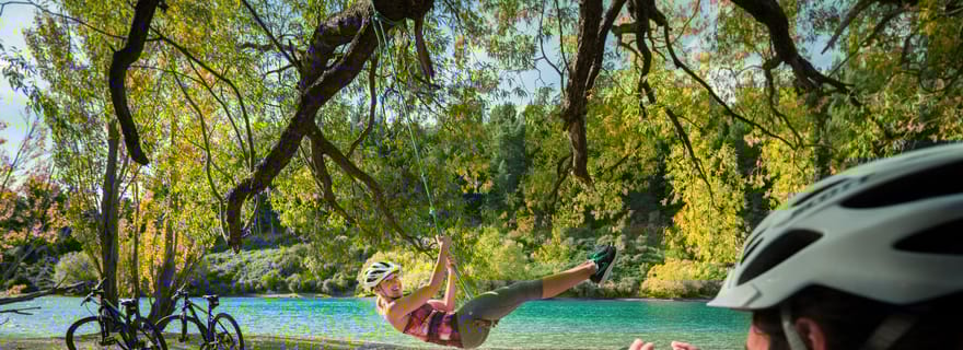 Wanaka : VTT standard en autonomie - Du lac Hawea au lac Wanaka
