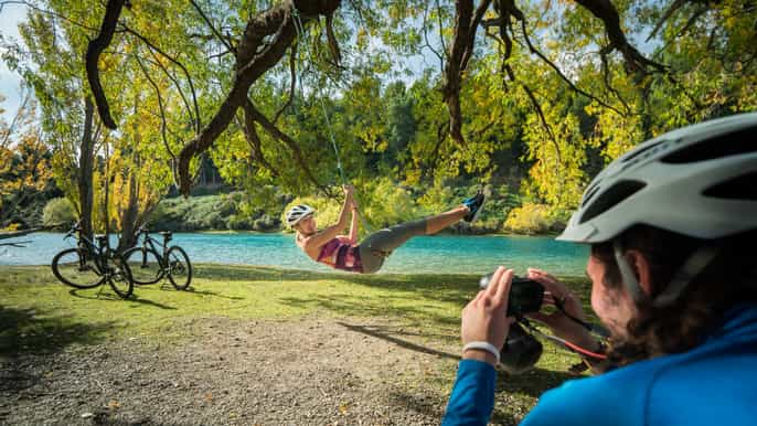 wanaka self guided bike tour from lake hawea to lake wanaka