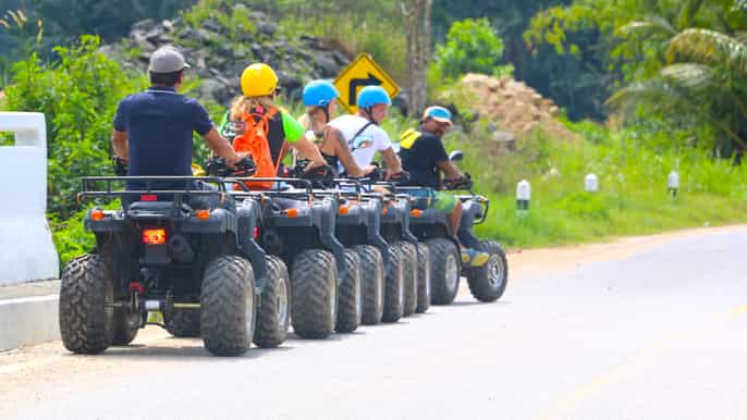 khao lak quad bike riding and tubing tour in kapong