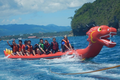 Boracay: przejażdżka nadmuchiwanym bananem lub smoczą łodzią2 przejażdżki nadmuchiwanym bananem lub smoczą łodzią