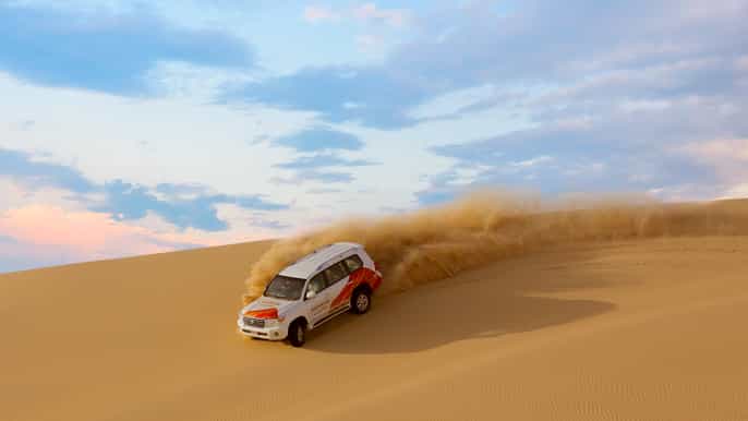 from abu dhabi dune bashing desert safari