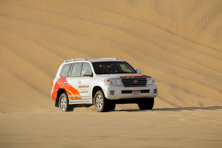 Desde Abu Dhabi: Dune Bashing Desert SafariSafari nocturno con coche compartido