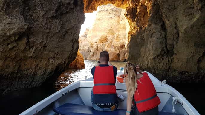 lagos ponta da piedade grotto 1hour tour with local guide