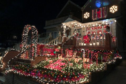 Cidade de Nova York: Passeio pelas luzes de Natal de Dyker HeightsTour em inglês