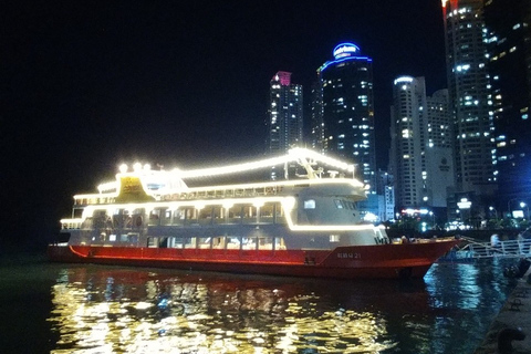 Busan: punti panoramici notturni con crociera serale con fuochi d&#039;artificioBusan: tour per piccoli gruppi dei punti panoramici notturni con crociera serale