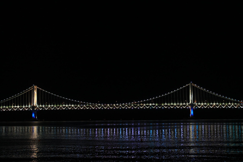 Busan: visite en petit groupe des points de vue nocturnes avec croisière en soirée