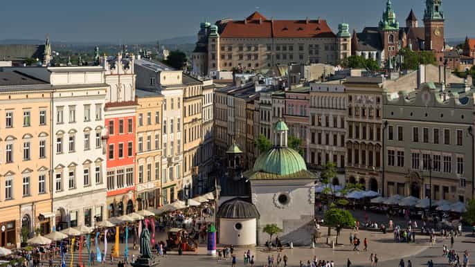 cracovia tour della città e visita al castello di wawel