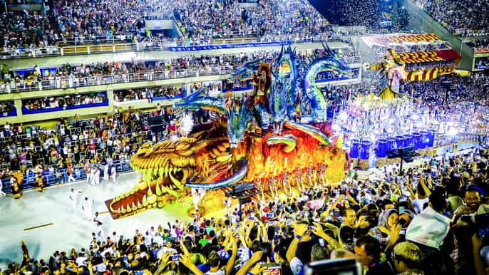 rio carnival 2020 samba parade tickets with shuttle service