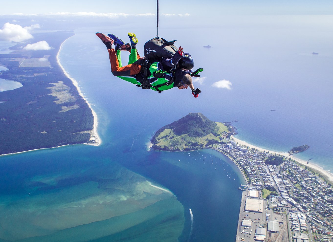 Fra Tauranga: Skydive over Mount Maunganui