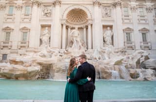 Rom: Privates Fotoshooting am Trevi-Brunnen oder am Kolosseum
