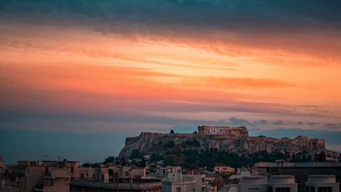 acropolis evening tour with a germanspeaking guide
