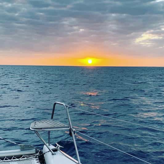 sunset catamaran cruise grand baie