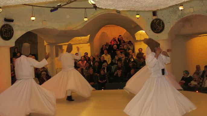1hour show in cappadocia the sema whirling dervishes