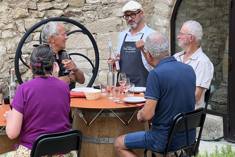 Aiguèze: Wine Tasting with Cold Cuts Platter Domaine Tour Paradis : Wine Tasting in Aiguèze
