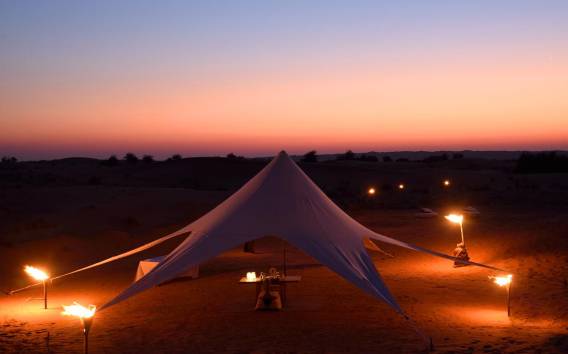 Dubai: Private Sternen-Safari und Abendessen in der Wüste