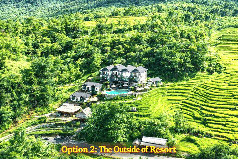 From Hanoi: 3-Day Ninh Binh & Pu Luong Nature Adventure Option 2: Deluxe Hotel & Deluxe Resort with Mountain View