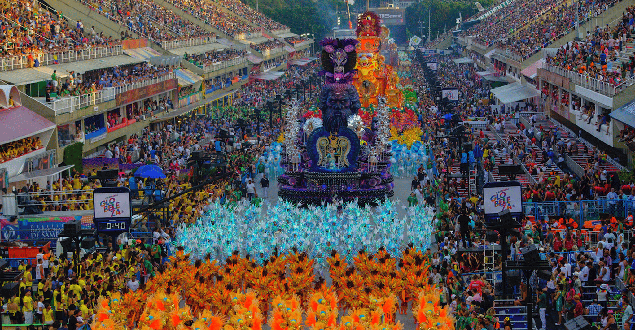 Rio, Karneval 2024 Samba Parade Tickets mit Shuttle Service - Hizvo