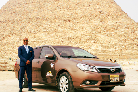 Cairo Airport: Private Transfer and Optional Local SIM Card Cairo/Giza Hotel to/from Airport - Round-Trip Transfer