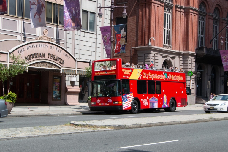 Philadelphie : visite en bus à arrêts multiples de 2 étagesBillet 1 jours pour bus à arrêts multiples
