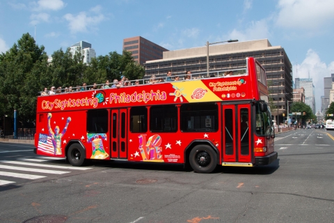 Philadelphie : visite en bus à arrêts multiples de 2 étagesBillet 3 jours pour bus à arrêts multiples