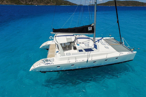 St. Thomas: Private 50-Foot Voyage 500 Catamaran Sail Half-Day Tour