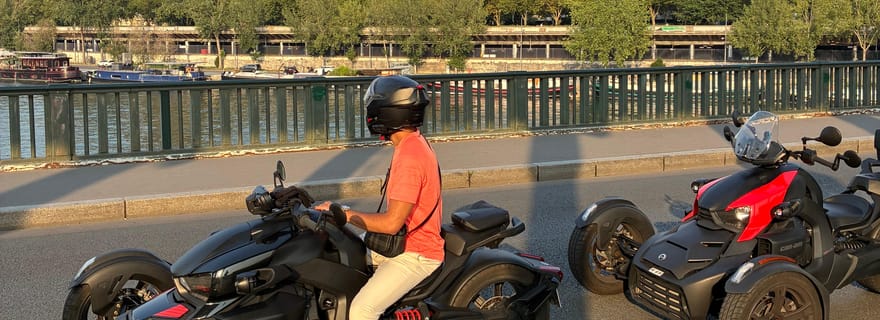 Visite de Paris en Can-Am Ryker 3 roues – L’expérience exclusive à Paris