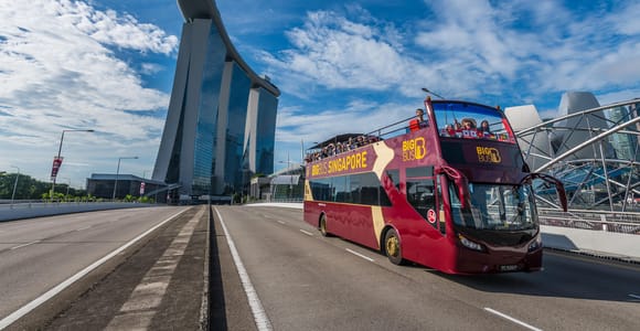 Singapore: Big Bus Hop-On Hop-Off Tour by Open-Top Bus