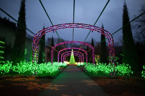 Nashville: Passeio de bonde pelas luzes de Natal na Mansão CheekwoodNashville: Holiday Lights Trolley Tour na Cheekwood Mansion