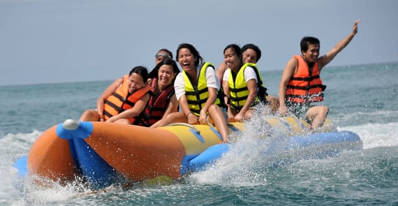Boracay: Inflatable Banana Boat