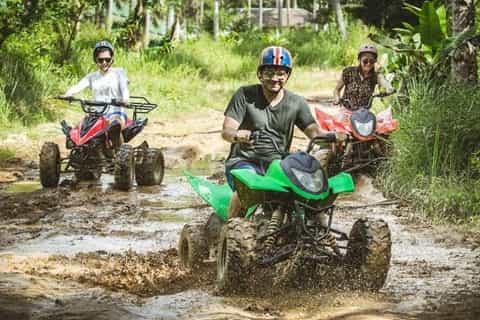 puerto princesa underground river och atv jungle track tour