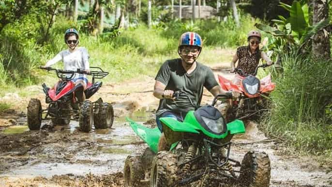 puerto princesa underground river and atv jungle track tour