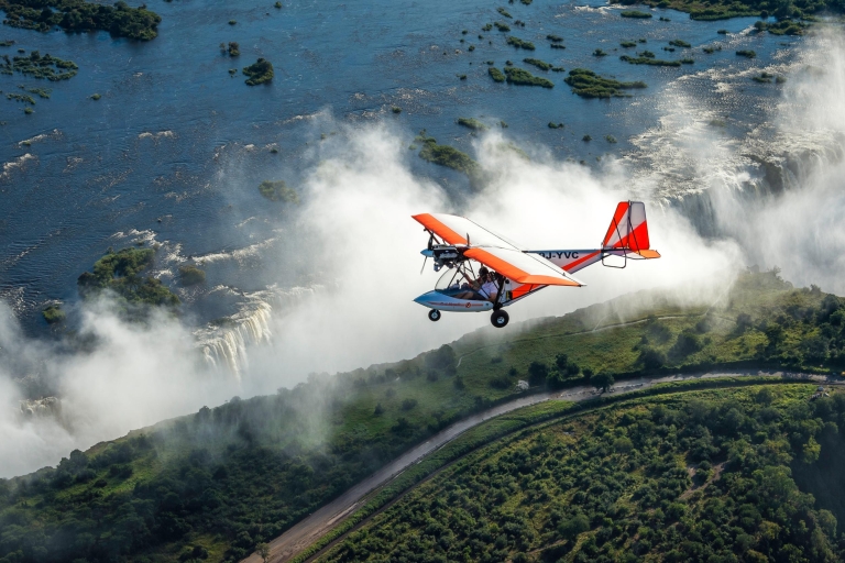 Wodospady Wiktorii: Sceniczny lot mikrolotem15-minutowy poranny lot