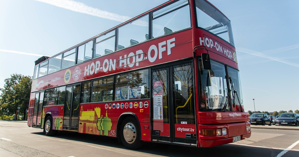 Riga: Red Sightseeing Hop-On-Hop-Off Bus - Riga, Latvia | GetYourGuide