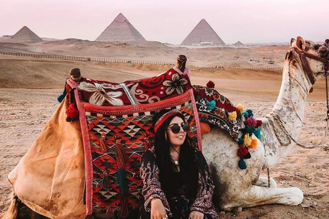 Cairo: Pyramids, Museum Visit & Dinner Cruise Combo