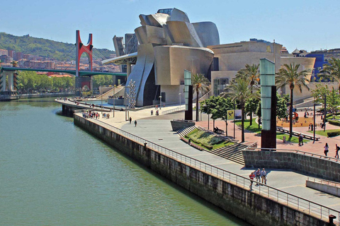 Bilbao: Tour del Museo Guggenheim con biglietti di ingresso prioritarioTour in francese