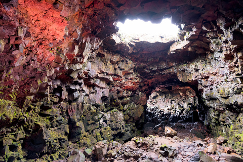 From Reykjavik: Golden Circle and Lava Caving Adventure From Reykjavik: Full-Day Golden Circle and Lava Caving Tour